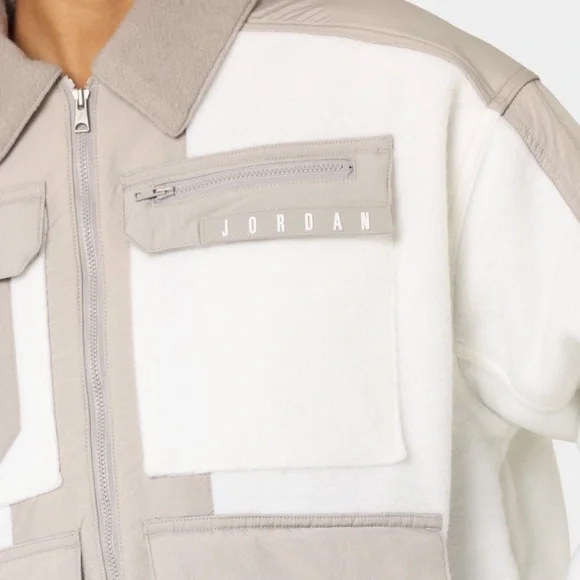 Nike x Jordan Collaboration : 2021 Air Jordan Jacket Summit White | Size L | NWT - Picture 2 of 16